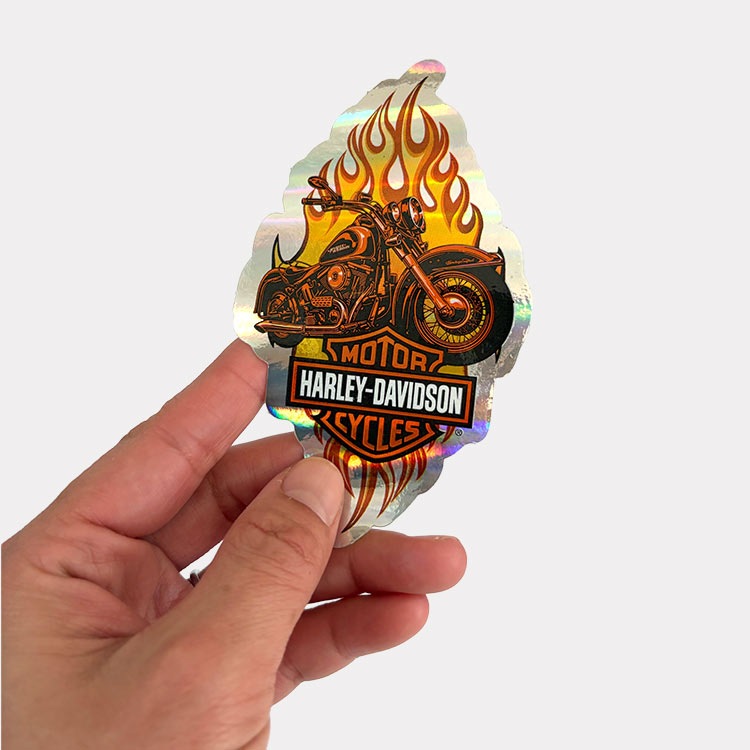 【メール便発送】ステッカー Harley-Davidson ハーレーダビッドソン ステッカー シリーズ2 NO.13 幅7×高さ9.4cm シール デカール アメリカ製ガレージに映える、王道アメリカン。