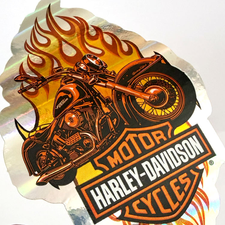 【メール便発送】ステッカー Harley-Davidson ハーレーダビッドソン ステッカー シリーズ2 NO.13 幅7×高さ9.4cm シール デカール アメリカ製ガレージに映える、王道アメリカン。
