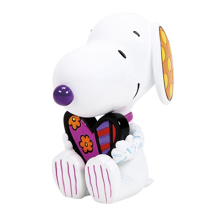 フィギュア スヌーピー ハート ミニ 約9cm enesco Peanuts Britto ブリット レジン製【メーカー直送】【同梱不可】【あす楽不可】【代引き不可】