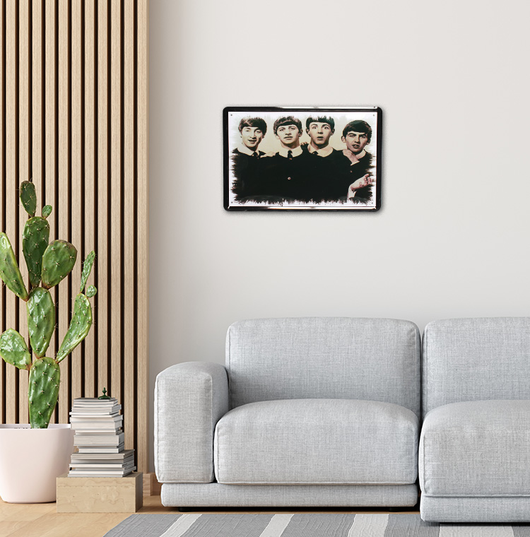 ビートルズ Beatles パブミラー 鏡 インテリア ディスプレイ