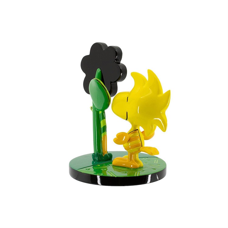 フィギュア ウッドストック フラワー ミニ 約9cm enesco Peanuts Britto ブリット レジン製【メーカー直送】【同梱不可】【あす楽不可】【代引き不可】