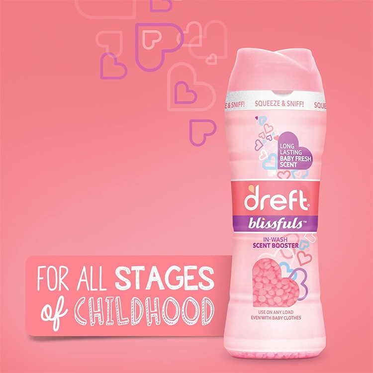 洗濯用 加香剤 ドレフト ブリスフルズ セントブースター ベビーフレッシュの香り 141g 5.0oz dreft アメリカ製 アメリカ雑貨良い香りが、なが～く持続!!