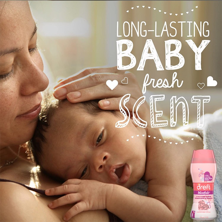 洗濯用 加香剤 ドレフト ブリスフルズ セントブースター ベビーフレッシュの香り 141g 5.0oz dreft アメリカ製 アメリカ雑貨良い香りが、なが～く持続!!