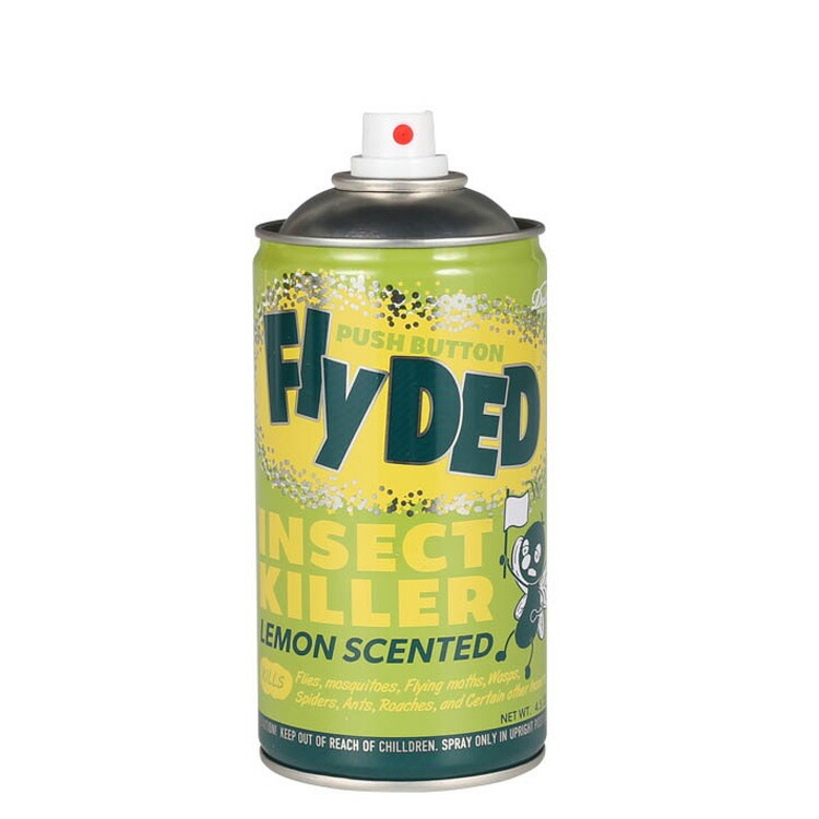 DULTON ダルトン スタッシュセーフスプレーカン ”Fly ded” Model.H20-0176FD サイズ：H175×φ70mm