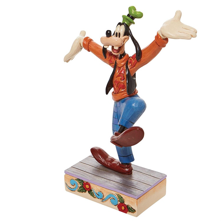 フィギュア グーフィー セレブレーション 高さ12.4cm レジン製 人形 キャラクター プレゼント ギフト 記念日 enesco Disney Traditions【メーカー直送】【同梱不可】【あす楽不可】【代引き不可】