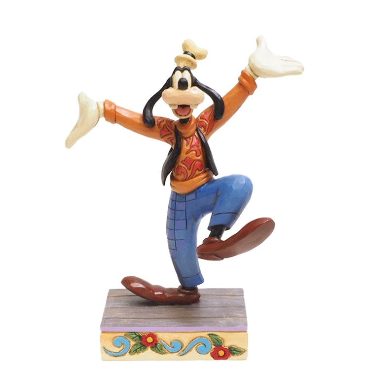 フィギュア グーフィー セレブレーション 高さ12.4cm レジン製 人形 キャラクター プレゼント ギフト 記念日 enesco Disney Traditions【メーカー直送】【同梱不可】【あす楽不可】【代引き不可】