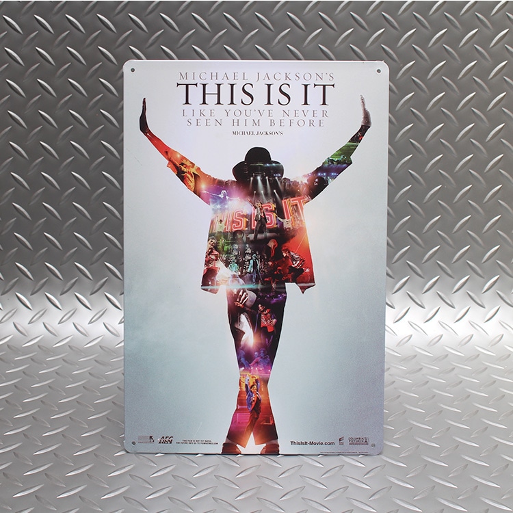 希少】マイケル・ジャクソン This Is It プレート