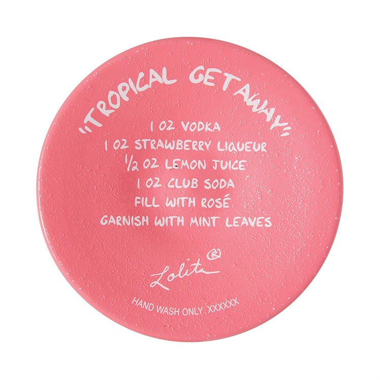 ワイングラス TROPCIAL GETAWAY 高さ22.5cm 440ml ガラス製 ロリータ パーティ グラス 食器 キッチン雑貨 おしゃれ Lolita enesco【メーカー直送】【同梱不可】【あす楽不可】【代引き不可】