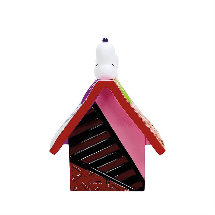 フィギュア スヌーピー ドッグハウス 約16.5cm enesco Peanuts Britto ブリット レジン製【メーカー直送】【同梱不可】【あす楽不可】【代引き不可】
