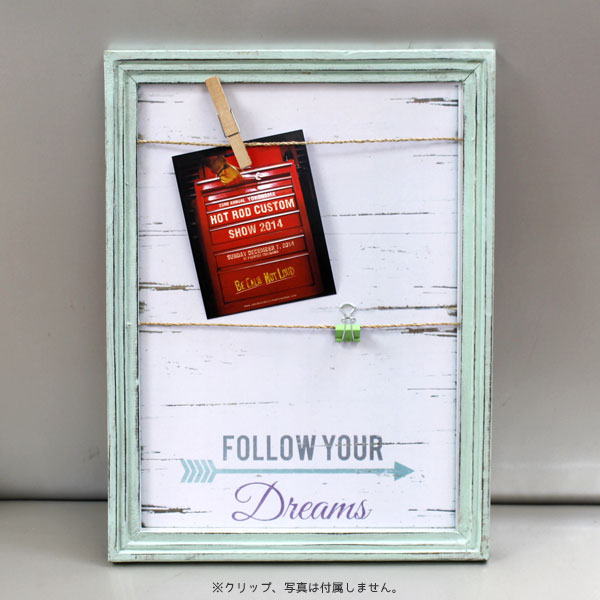 ボード型マルチハンガー「FOLLOW YOUR DREAMS」 ハワイアン雑貨 ビーチインテリア アメリカ雑貨 アメリカン雑貨