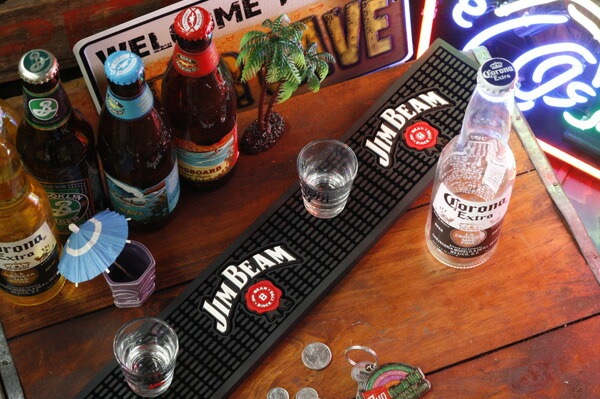 バーマット JIM BEAM ジンビーム バーボンウイスキー カクテル BAR GOODS バーグッズ アメリカ雑貨 アメリカン雑貨