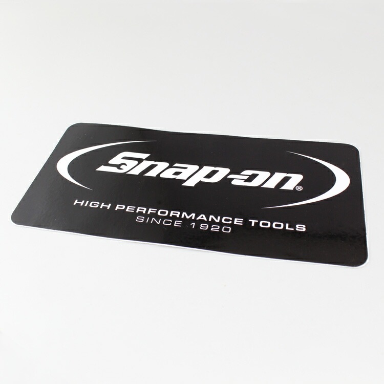 【メール便発送】ステッカー Snap-on スナップオン デカール スクエア ブラック HIGH PERFORMANCE TOOLS 1920 縦7.6×横15.2cm シール 車 ガレージ アメリカン雑貨アメリカを代表する工具メーカーのオフィシャルデカール。