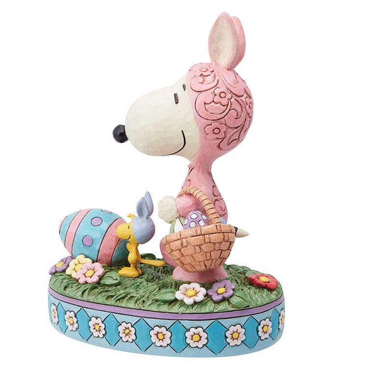 Enesco スヌーピー＆ウッドストック　フィギュア　JIM SHORE ギフト JIM SHORE】フィギュア スヌーピー＆ウッドストック -Easter