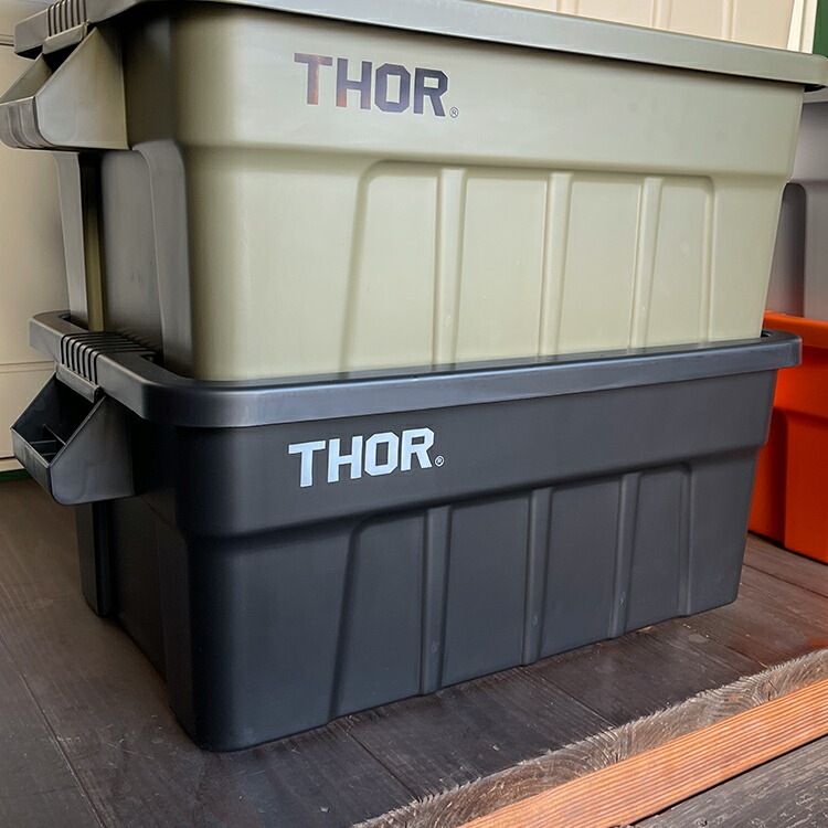 THORスクエアコンテナ78L＊2つセット 楽天市場】THOR Large Totes 53・75L専用スライドレール