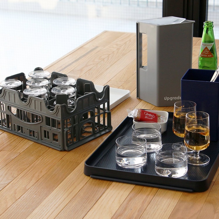 upgrade フルサイズトレー ブルー 機内専用品 お盆 トレイ エアライン