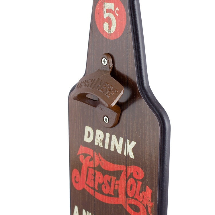 ◎ PEPSI COLA ペプシ コーラ 壁掛け 栓抜き ボトルオープナー 現状品