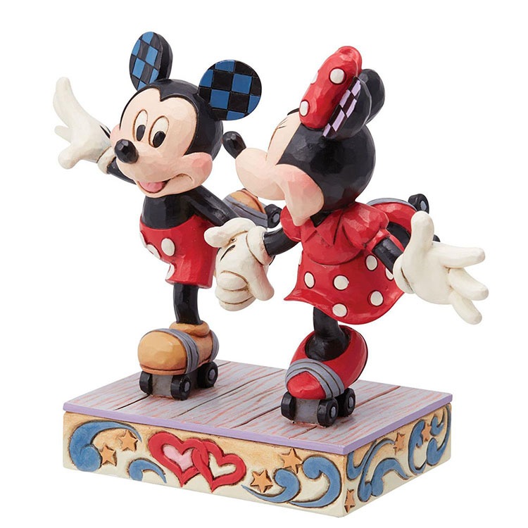 フィギュア ディズニー ミッキー＆ミニー ローラースケート 14cm