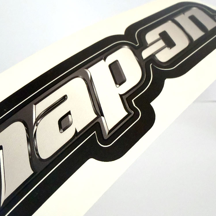 【メール便発送】Snap-on スナップオン デカール 長方形 ロゴ 縦5.6×横19.5cmアメリカの工具ブランドのステッカー 工具好きのための一枚。
