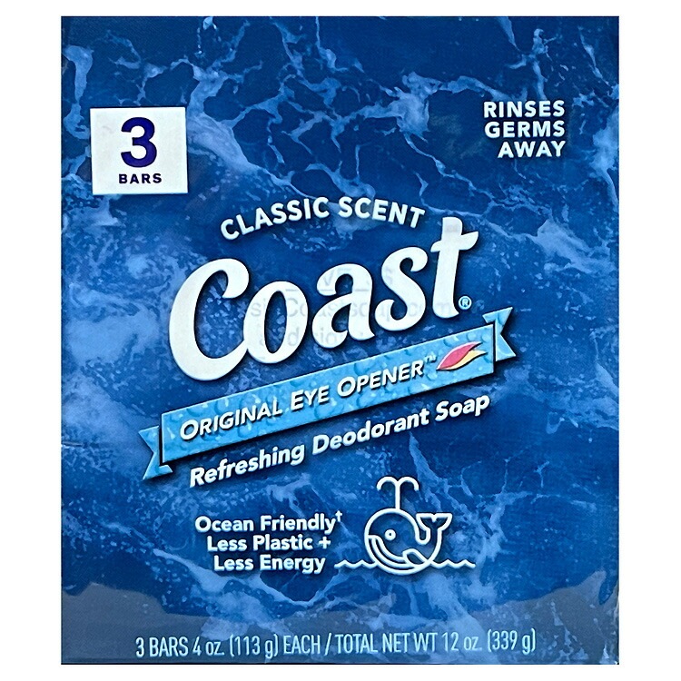 石鹸 コースト パシフィックフォース クラシックの香り 113g×3個パック