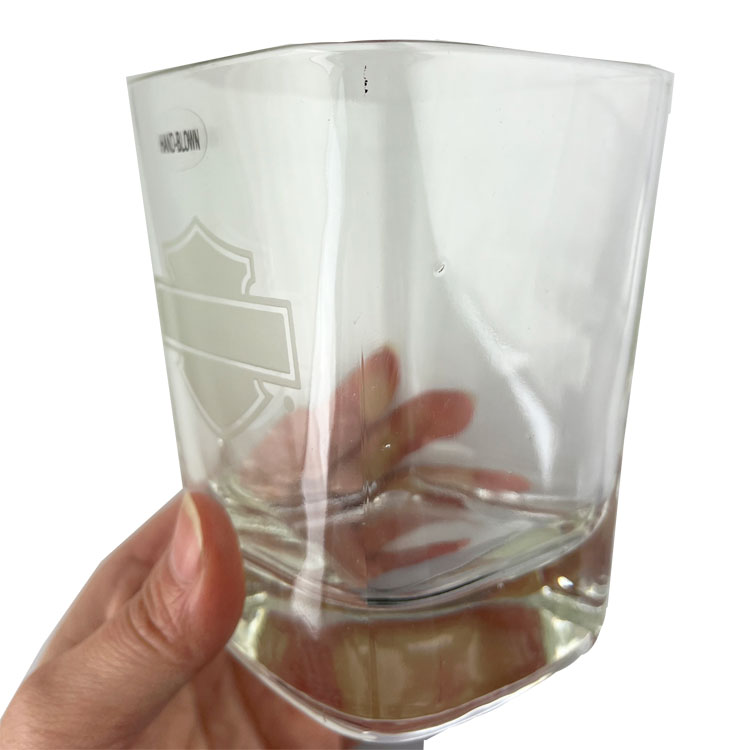 ウイスキーグラス ハーレーダビッドソン シルエット B&S ロックグラス