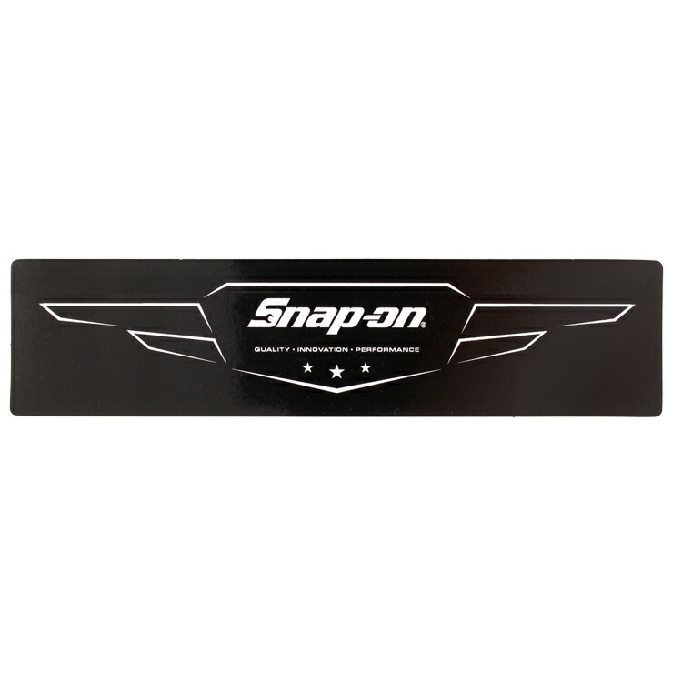 【メール便発送】ステッカー Snap-on スナップオン デカール スクエア ブラック Snap-on WING 縦4.4×横18.3cm シール 車 ガレージ アメリカン雑貨アメリカを代表する工具メーカーのオフィシャルデカール。
