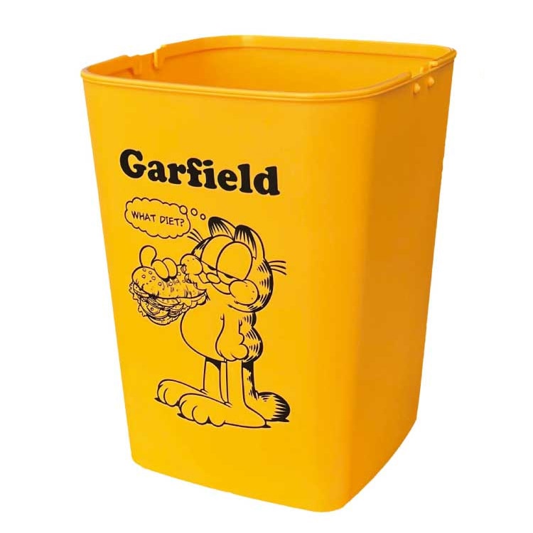 ごみ箱 10L ダストボックス 高さ28.5×幅21cm ポリプロピレン製 バケツ 持ち手付き キャラクター おしゃれ アメリカ雑貨 アメリカン雑貨