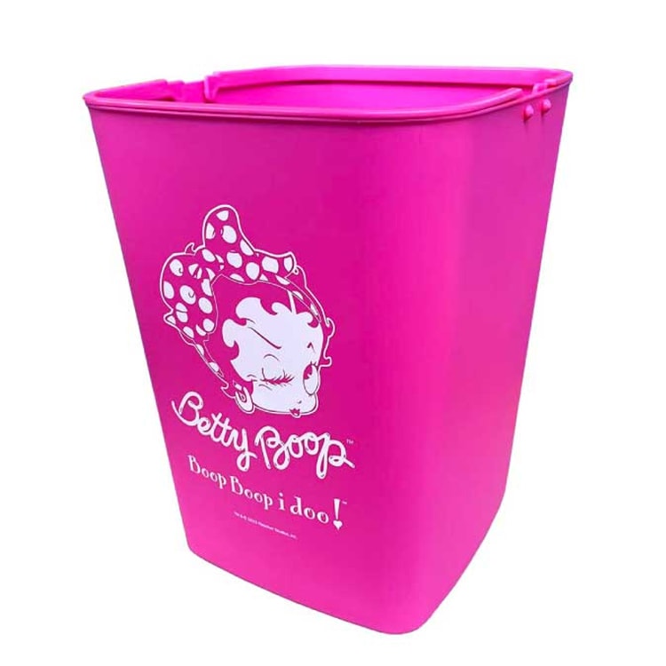 ごみ箱 10L ダストボックス 高さ28.5×幅21cm ポリプロピレン製 バケツ 持ち手付き キャラクター おしゃれ アメリカ雑貨 アメリカン雑貨