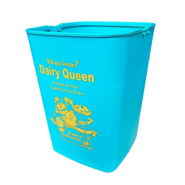 ごみ箱 10L ダストボックス 高さ28.5×幅21cm ポリプロピレン製 バケツ 持ち手付き キャラクター おしゃれ アメリカ雑貨 アメリカン雑貨