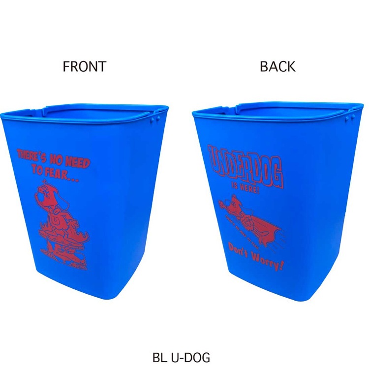 ごみ箱 10L ダストボックス 高さ28.5×幅21cm ポリプロピレン製 バケツ 持ち手付き キャラクター おしゃれ アメリカ雑貨 アメリカン雑貨