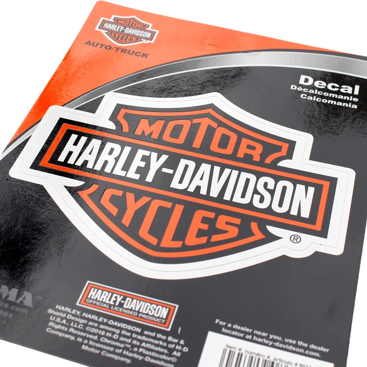 【メール便発送】ステッカー ハーレーダビッドソン ビニルデカール Classic B&S Logo CG8657 高さ10.5×幅13.3cm ビニル製 Harley-Davidson