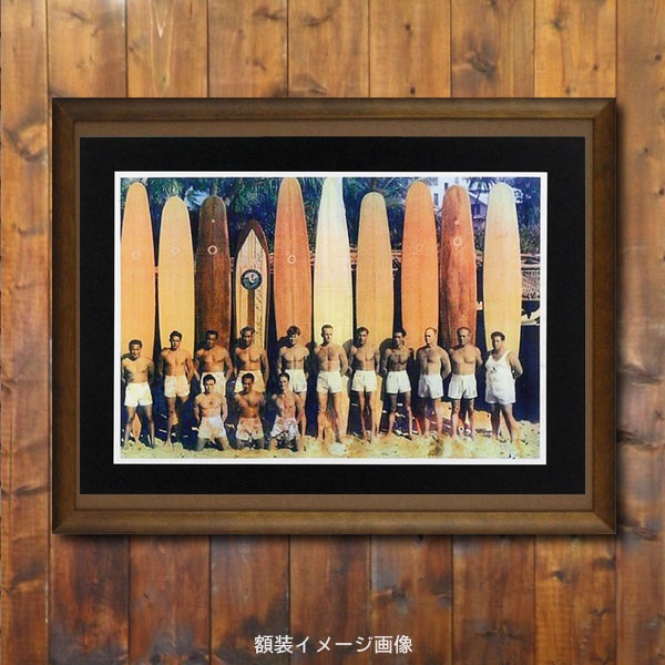 ハワイアンポスター N-98 DUKE & THE SURF BOYSサーフインテリア アメリカ雑貨 アメリカン雑貨