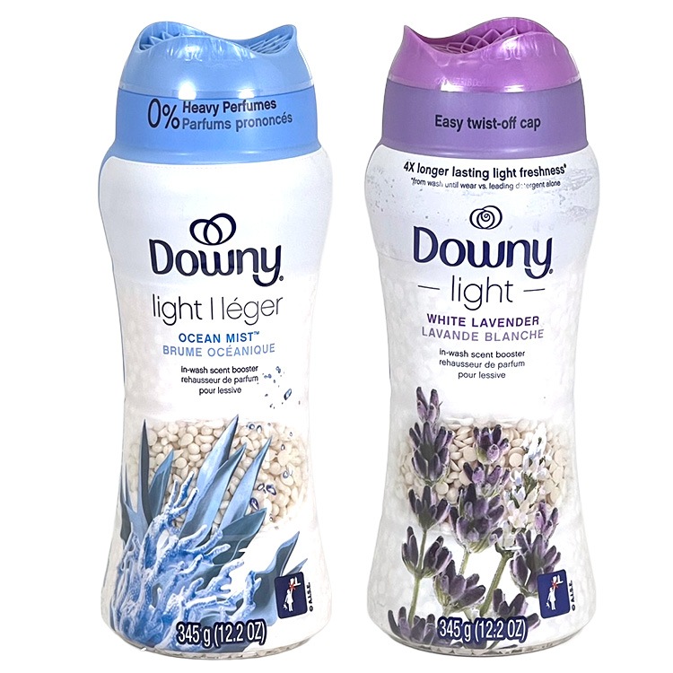 洗濯用品 加香剤 ダウニー セント ブースター ライト 345g 12.2oz Downy Light セントブースター  ホワイト ラベンダー オーシャンミストやさしく香る、ダウニーの香り付けビーズ