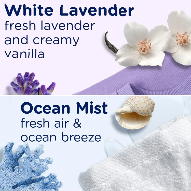 洗濯用品 加香剤 ダウニー セント ブースター ライト 345g 12.2oz Downy Light セントブースター  ホワイト ラベンダー オーシャンミストやさしく香る、ダウニーの香り付けビーズ