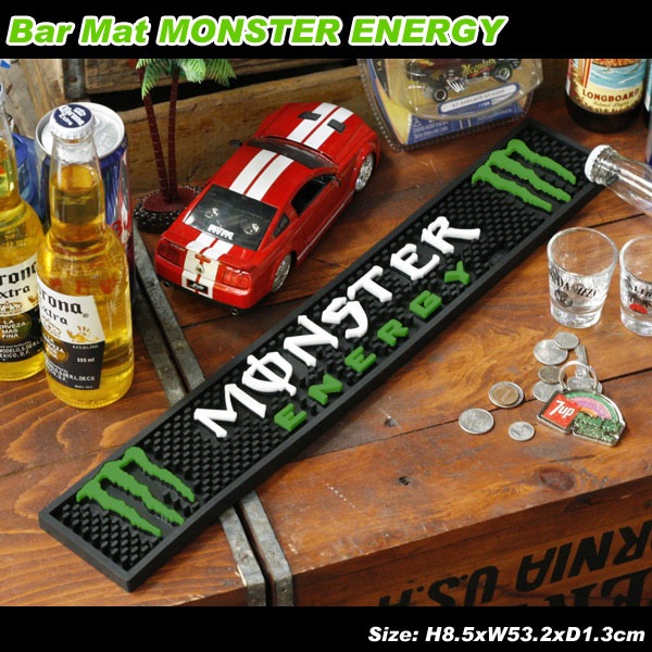 バーマット「Monter モンスター」 エナジードリンク カクテル BAR GOODS バーグッズ アメリカ雑貨 アメリカン雑貨