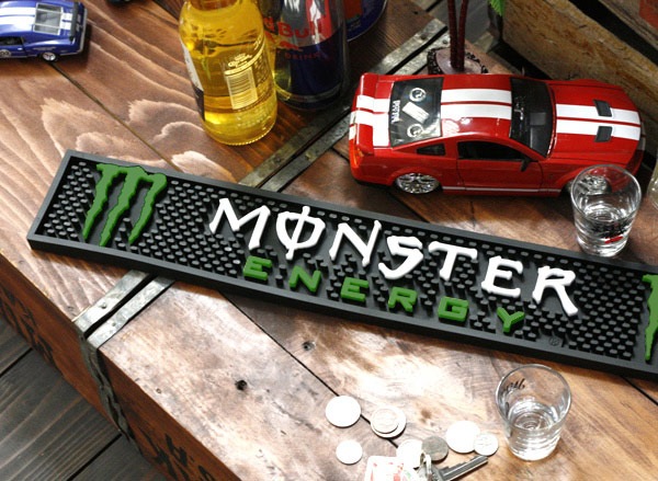 バーマット「Monter モンスター」 エナジードリンク カクテル BAR GOODS バーグッズ アメリカ雑貨 アメリカン雑貨