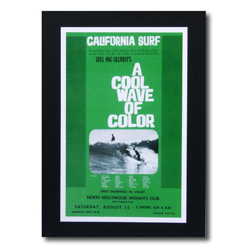 サーフムービーポスター L-35 「A Cool Wave Of Color （GR ）」 サイズ：31×20cm アメリカ雑貨 アメリカン雑貨