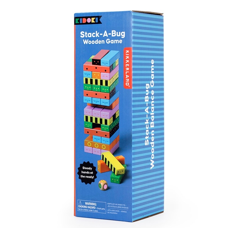 バランスゲーム KIKKERLAND Stack-A-Bug Wooden Game キッカーランド スタックアバグ ウッデンゲームアメリカ雑貨 アメリカン雑貨