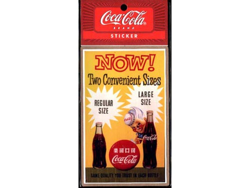 【メール便発送】COCA-COLA BRAND コカコーラブランド アドバタイジングステッカー ＃02 シール デカール アメリカ雑貨 アメリカン雑貨　