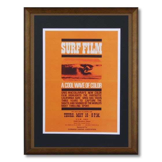 サーフムービーポスター L-36 「A Cool Wave Of Color （OR ）」 サイズ：28.5×21cm アメリカ雑貨 アメリカン雑貨