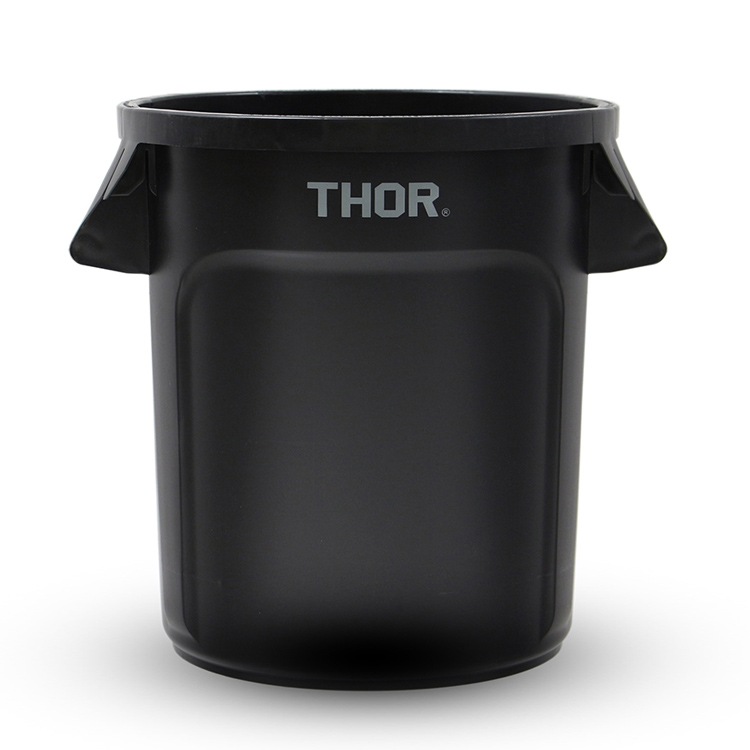 旧ロゴ THOR フタ付き コンテナ 75L ブラック THOR ソー ラウンドコンテナー DC 38L ブラック(フタは別売り