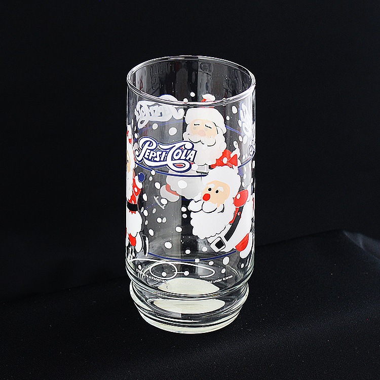 新品 ヴィンテージグラス PEPSI COLA ペプシ 16oz タンブラー サンタ レトロ ビンテージ おしゃれ 食器 アメリカン雑貨 アメリカ雑貨レトロなアメリカンデザインのグラス ガラスコップ アメリカンダイナー かっこいい おしゃれ かわいい キッチン雑貨