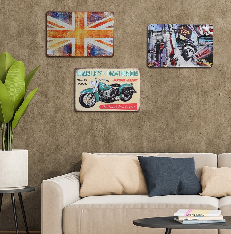 メール便発送】ティンプレート イギリス 国旗 H20×W30cm ブリキ製