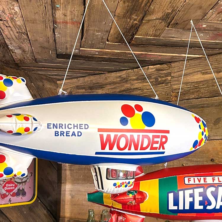 メール便発送】飛行船 エアシップ インフレータブル WONDER 幅7.8cm×高
