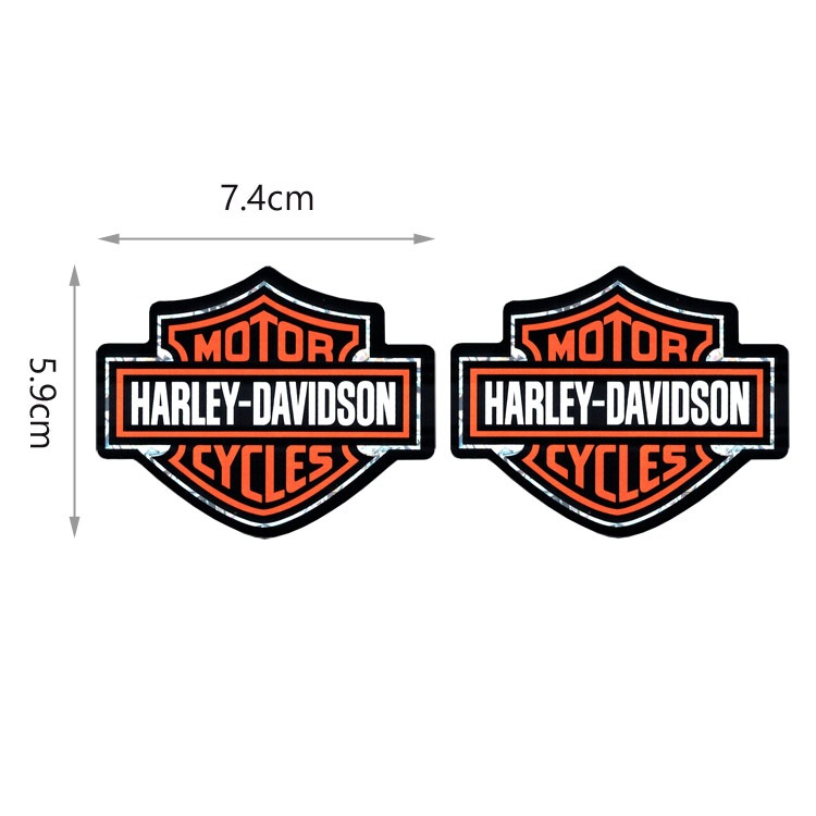 【メール便発送】ステッカー ハーレーダビッドソン ダイカットデカール CLASSIC B&S LOGO 2P ホログラム CG99116 Harley-Davidson シール CARデカール アメリカ製