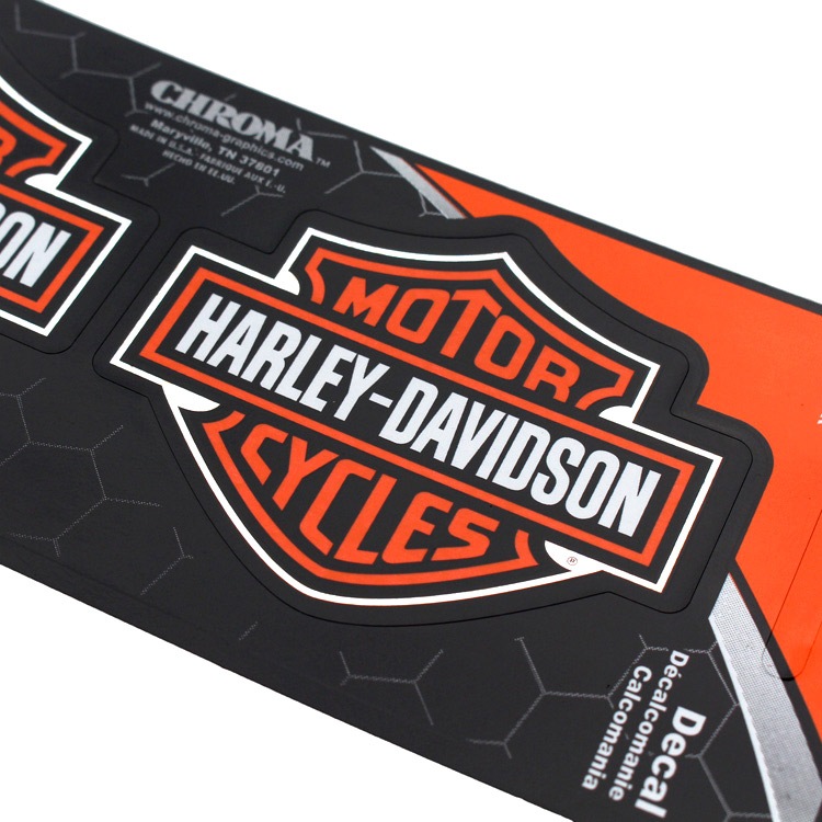【メール便発送】ステッカー ハーレーダビッドソン ダイカットデカール CLASSIC B&S LOGO 2P ホログラム CG99116 Harley-Davidson シール CARデカール アメリカ製