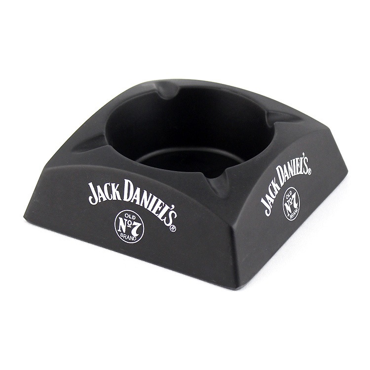 卓上灰皿 メラミン灰皿 ジャックダニエルズ Jack Daniel's スタッキング灰皿 ノベルティ BAR 喫煙具 アメリカ雑貨 アメリカン雑貨　