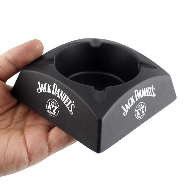卓上灰皿 メラミン灰皿 ジャックダニエルズ Jack Daniel's スタッキング灰皿 ノベルティ BAR 喫煙具 アメリカ雑貨 アメリカン雑貨　