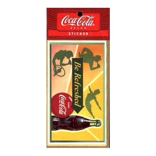 【メール便発送】COCA-COLA BRAND コカコーラブランド アドバタイジングステッカー ＃12 シール デカール アメリカ雑貨 アメリカン雑貨　