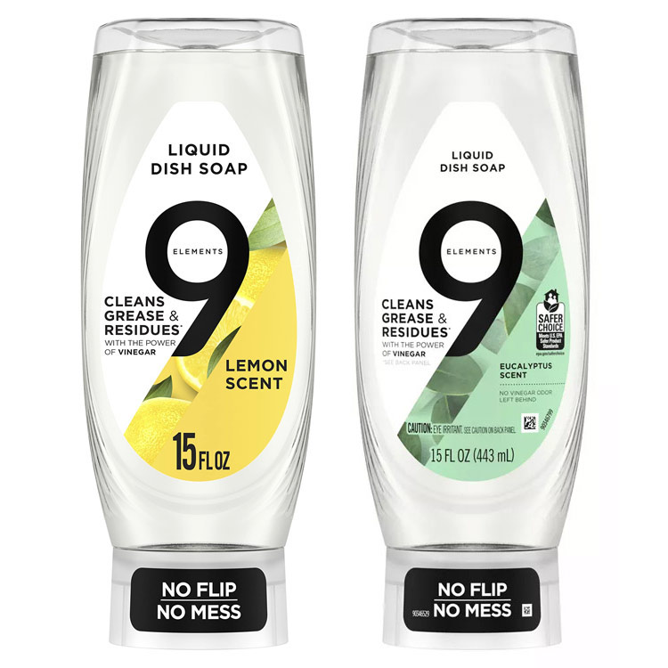食器用洗剤 9 elements 9エレメンツ 443ml 15OZ P&G イージースクイーズボトル 台所用洗剤 アメリカ製
