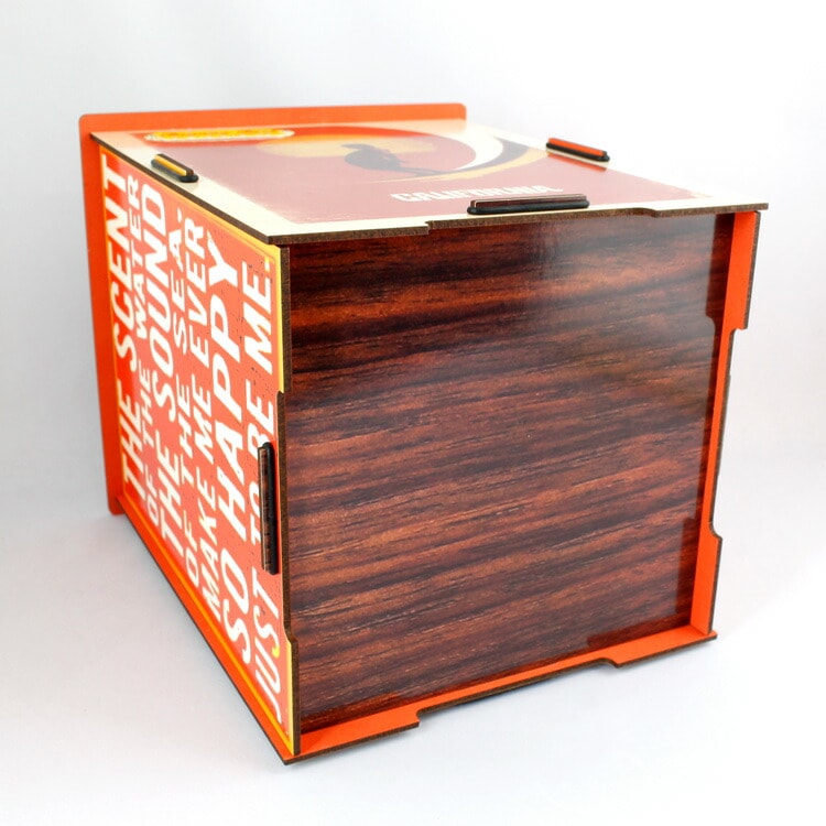 ゴミ箱 ノックダウン ダストボックス BANANA BOAT （レッド） 高さ28.5